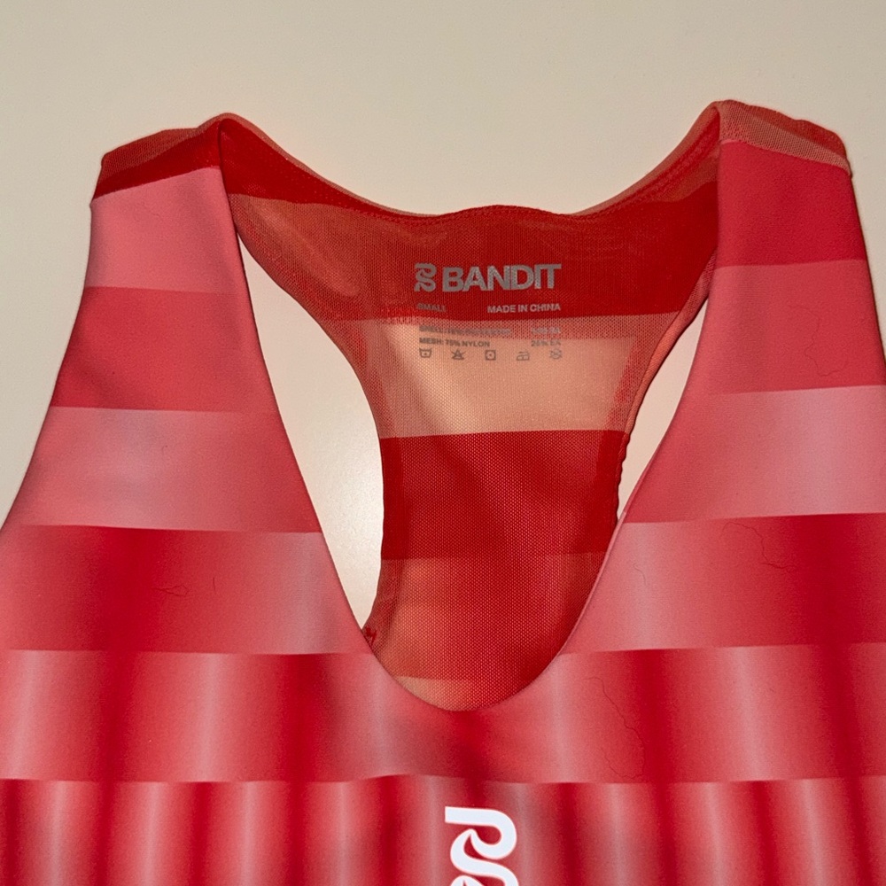 Bandit Red Gradient Racerback Crop Tank - Picture 9 of 11